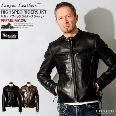 Liugoo Leathers 本革 高機能防寒仕様シングルライダースジャケット