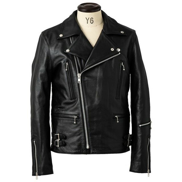 Liugoo Leathers 本革 UKダブルライダースジャケット メンズ  