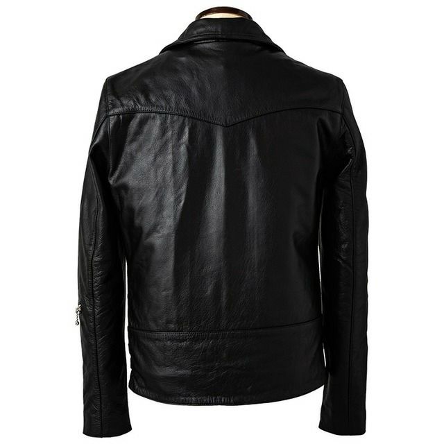 Liugoo Leathers 本革 UKダブルライダースジャケット メンズ 