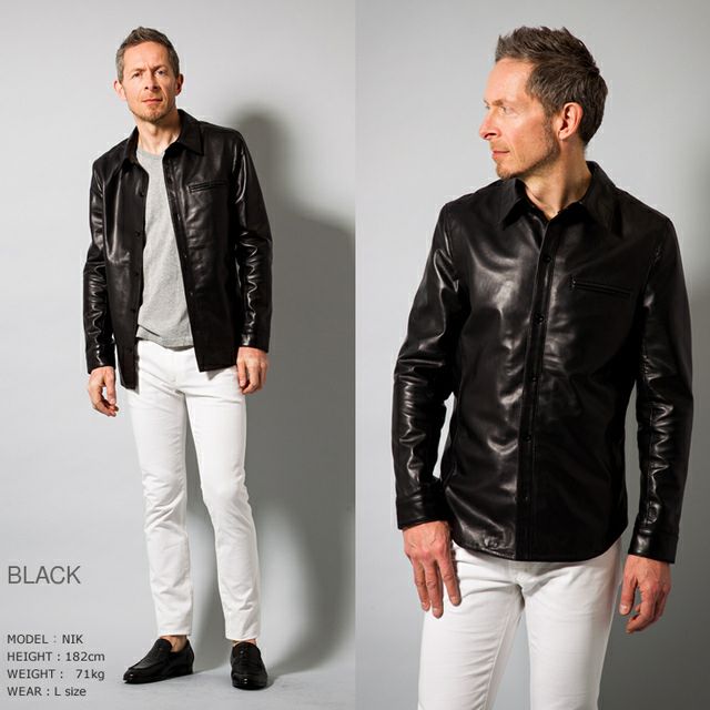 Liugoo Leathers - Liugoo Leathers ラムレザージャケット 本革