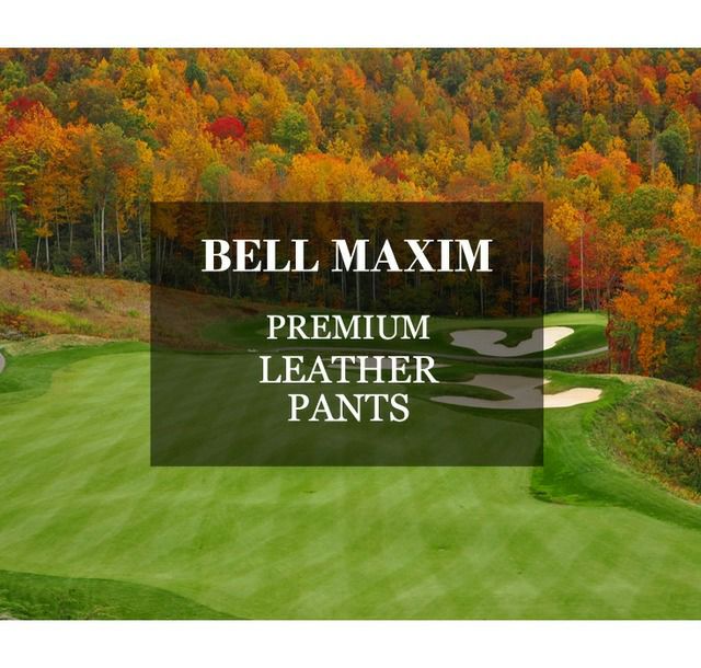 Bell Maxim 本革 2タックリラックスフィット レザーパンツ メンズ ベル 