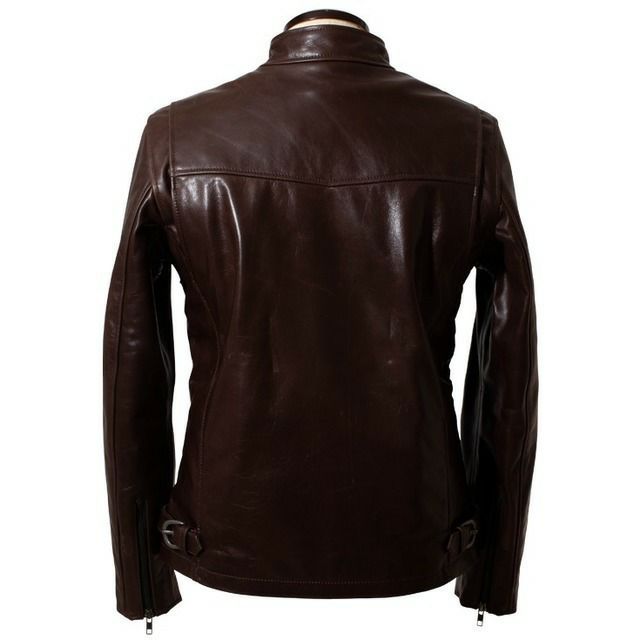 [Liugoo Leathers] シングルライダースジャケット SRS01A Liugoo Leathers 本革 シングルライダースジャケット メンズ