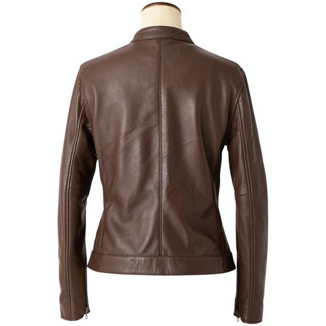 新品未使用 レディース 本革 シングルライダース SRS02LA Liugoo Leathers LIUGOO 本革 シングルライダースジャケット