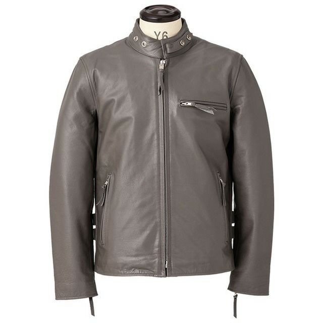 Horn Works 本革 USタイプ シングルライダースジャケット メンズ