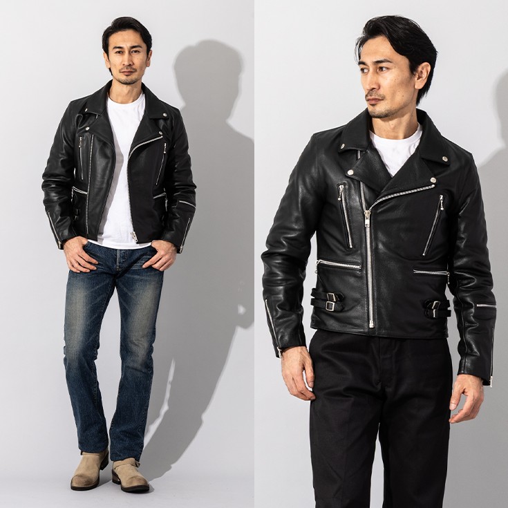 Horn Works 本革 UKダブルライダースジャケット メンズ ホーンワークス 