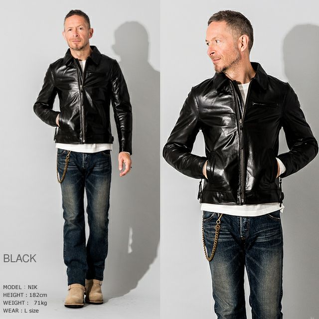 COLLARS◆スカルボタン 山羊革 トラッカージャケット L カラーズ COLLARS◇スカルボタン 山羊革 トラッカージャケット L カラーズ