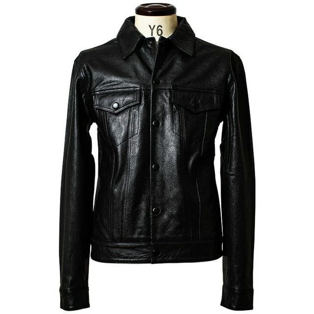 ミュベール・レアなGジャン JUVENTUS 本革 レザージージャン Gジャン メンズ ユベントス KR005