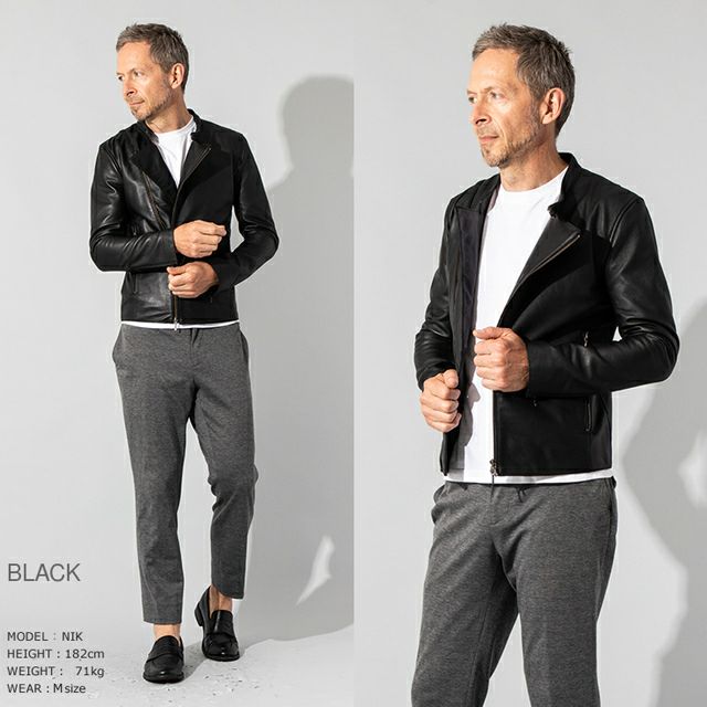 Leather Wear 黒 レザージャケット ダブルライダース 000000004733-05-l.jpg?t=
