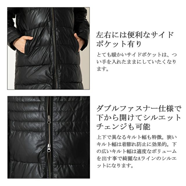 専用です。 Liugo Leathers ダウンラムレザージャケット レディース n2988_1.jpg