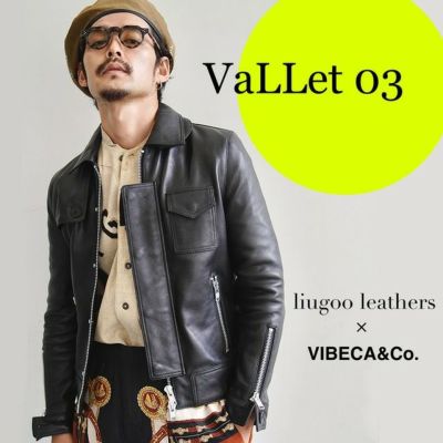 vivastudio×イェーガーマイスターコラボ ライダー レザージャケット m 