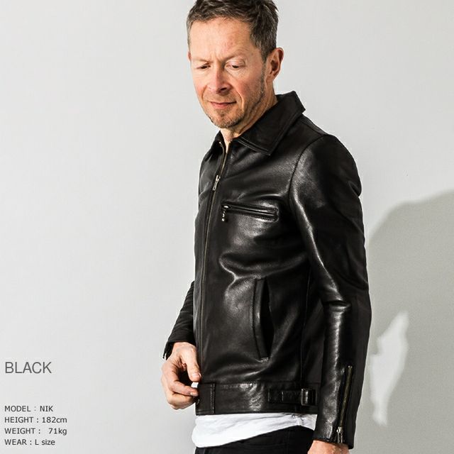 楽天市場】【63 LEATHERSロクサンレザーズ】本革 シングル