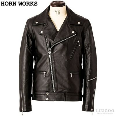 Horn Works 本革 ダブルライダース メンズ ホーンワークス 3556