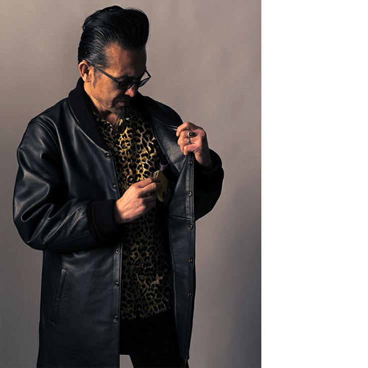 Liugoo Leathers 本革 レザーロングファラオコート メンズ