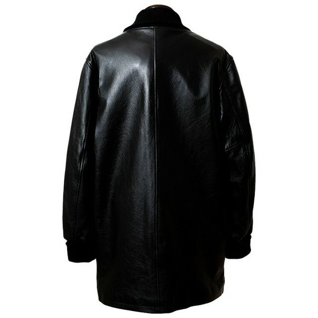 Liugoo Leathers 本革 レザーロングファラオコート メンズ