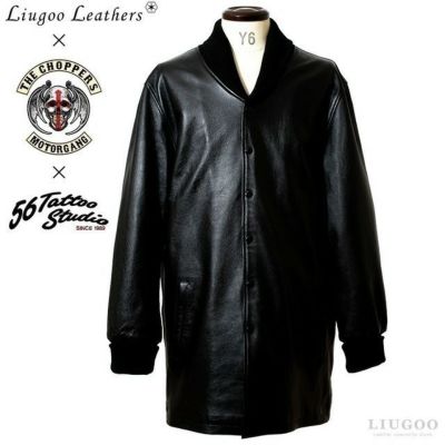 Liugoo Leathers 本革 ロングファラオコート メンズ リューグーレザーズ COT24A レザーコート ロングコート | レザージャケット・革ジャンの通販  リューグー