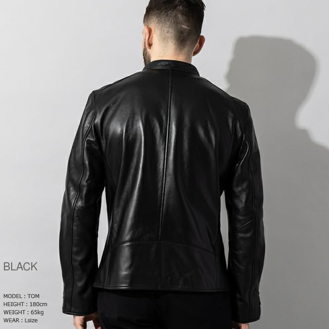 本革 ライダース ジャケット 本革 ライダースジャケット レッド 赤 メンズ RSW1RED