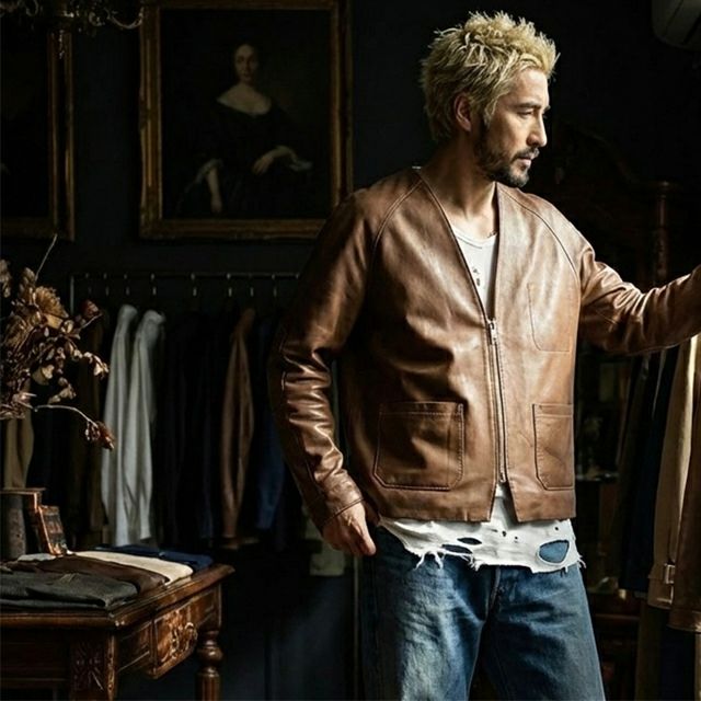 VaLLet 本革 レザーカーディガン メンズ ヴァレット VALLET08AN レザー